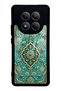 Xiaomi Redmi Note 15 Glossy Phone Case with Turquoise Ottoman Jewel Design