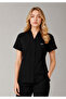 Only Top |   Move Black Premium Lycra Scrubs Doctor Nurse Top