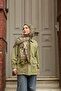 Petra Ethnic Pattern Shawl - Green - 4