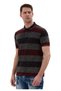 Men's Striped Polo Collar T-Shirt Slim Fit Cotton Casual Stylish T-Shirt Ct859 - 2