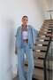 Light Blue Elio Shirt Pants Denim Set - 2