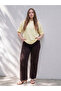 Lcwaikiki Curve Yellow Plus Size Women's T-Shirt - 2