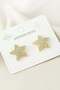 Spt-Gld Star (80640) Stone Earrings-11913795-Yellow - 2