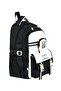 Imported Quality Accessories 26907 Primary School Middle School Bag with Wallet Black (Pen Holder with Gift) - 7