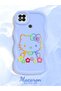 Redmi 9C Compatible Case Camera Protector Blue Silicone Couple Phone Case Kitty Pattern - 2
