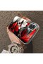 Samsung Galaxy A31 Compatible Silicone Edge Hard Back Case Couple Phone Case with Floral Pattern - 4