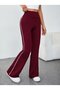 Women's High Waist Long Diving Tights with Side Stripe Detail