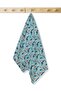 Whale Printed Towel - Green - 3
