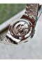 Automatic Mechanical Silver-Black Color Steel Band Men's Wristwatch Dg8710Mr - 5