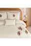 Liora Double Embroidered Bedspread Cream (4 Pieces) 230X250 Cream - 2