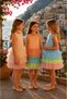 Lindisima Ombre Tulle Detailed Girls' Dress 2-10 Years Birthday, Wedding, Special Occasion - 4