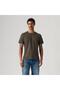 Original Tee Garment Dye Coffee Men's Crew Neck Brown T-Shirt 005Gx-0021 - 4