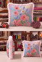 Floral Romantic Pastel Spring Fringed Pillowcase - Floral Bohemian Pink Tassel Throw Pillow Cover - 4
