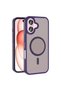 iPhone 16 Plus Case Magsafe Supported Camera Raised Silicone Matte Anti-Fingerprint Tkng - 5