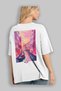 Venice Italy White Oversize Country City Back Printed Unisex T-Shirt 100% Cotton Premium - 3