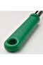 Straight Vegetable Peeler with Stainless Steel Blade, Green Handle - 4