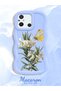 Redmi 12C Compatible Case Camera Protector Blue Silicone Couple Phone Case Butterfly Pattern - 2