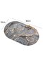 Absorbent Mats Non-Slip Bathroom Floor Mats Marble Pattern Kitchen Floor Mats - 5