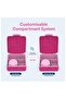 - 3/4-Compartment Candies Lunch Box With Insulated Food Jar - Dark Pink - 4
