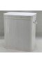Chyna Foldable Bamboo Laundry Hamper with Handle 52x32x60cm - White - 5