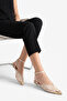 Maeska Women's Lace Ballerinas - Beige - 7