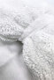 Plush Puffy Decorative Bow Pillow Cushion Fluffy Filled White 1 Piece 30X50 cm - 4