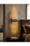 Bhbackhome Aura Medium 39 سم - مصباح حائط بتصميم عصري LED - فضي - ضوء النهار - 2