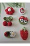 Hairless Baby Hair Clips 6-Piece Mixed Sets Hanmade Knitted Organic Baby Hair Accessories - 5