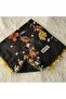 Handmade Needlework Writing, Scarf, Yemeni, Mevlit Cover, Head Cover, 4 Sides Embroidered, 100% Cotton, 100*100cm - 7