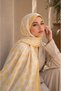 Polka Dot Pattern Shawl Series Yellow