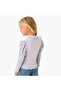 Ribbed Turtleneck Top with Long Sleeves - 3