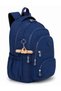 Set of 2 Crinkle Fabric School Backpacks + Pen Holder, Monkey Keychain Gift (Let My Bag Come with Me) - 3
