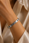 Tree of Life and Yin Yang Pattern Stainless Steel Bracelet Unisex Adjustable Bracelet - 2