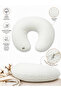 Breastfeeding Pillow, 100% Cotton Washable Zippered Breastfeeding and Support Cushion, Green Polka Dot Maternity Support