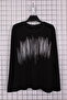 Women's Plus Size Lycra Crew Neck Printed Stoned Long Sleeve Mom T-Shirt Combed Cotton Blouse - 2