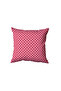 Pink Red Polka Dot Pillow, Gift