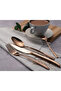 86-Piece Rose Gold Cutlery Set – 18/10 Stainless Steel, Elegant Tableware for 12 Guests - 4
