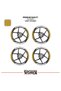 Cfmoto 250Sr Wide Wheel Fairing Sticker Decal Model Set of 16 Stickers High Quality - 2