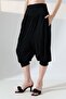 Women's Viscose Fabric Pocketed Capri Shalwar Trousers 22368 - 4