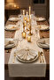 100% Cotton Special Patterned Rectangular Runner 40X150 - 4