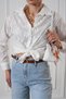 Women's White Floral Embroidery Detailed Shirt Pc0173 - 3