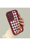 Xiaomi Redmi Note 11S Compatible Case Camera Protector Claret Red Silicone Couple Phone Case with Floral Pattern - 2