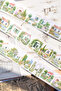 Country House Washi Tape (5 cm X 2 Meters) / Washi Tape, Scrapbook, Journal