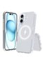 iPhone 16 Case Thick Silicone Magsafe Camera Raised Transparent Tkng - 3