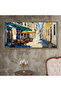 Signtouch European Café Alley Canvas Wall Art 60x120 cm With Outer Frame Decor
