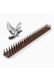 Pack Of 8 Bird Spikes Deterrent Strip,Pigeon Repellent for Ledges and Fences, Raccoon Cats Defender for Outside - 2