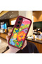 Tecno Camon 40 Compatible Case Camera Protector Burgundy Silicone Couple Phone Case Butterfly Pattern