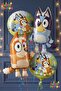 Bluey and Chilli Themed 4-Piece Foil Balloon Set