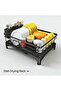 Compact Kitchen Counter Dish Drying Rack Black Rust Resistant Dish Drainer With Utensil Holder Space Efficient Small Dish Drying Rack - 4