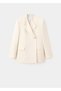 Klapa detaylı blazer ceket - 3